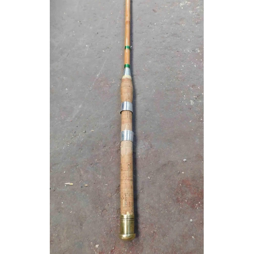 707a - Vintage refurbished Chas Farlowe 3 piece bamboo fly fishing rod