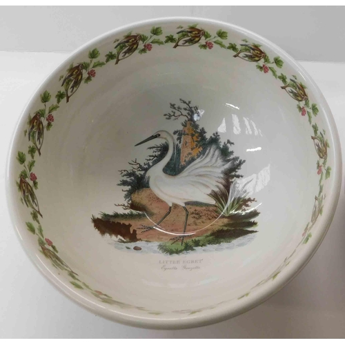 85 - Portmeirion bowl - Little Egret & ceramic egg holder