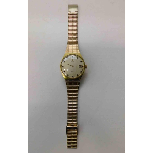 99 - Gentlemans - Omega De Ville automatic wristwatch c1974 - boxed/minute & second hand needs refitting ... 