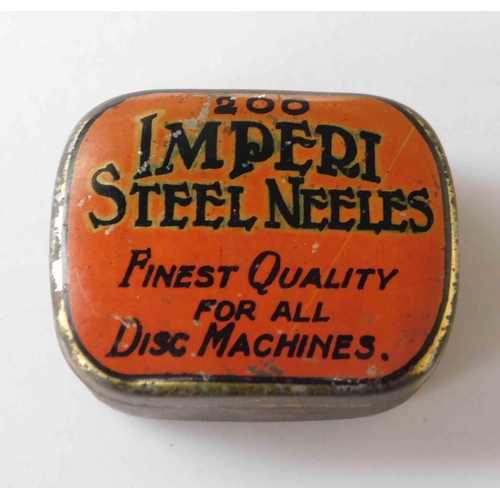 116 - 1930s - Imperi gramophone needle tin