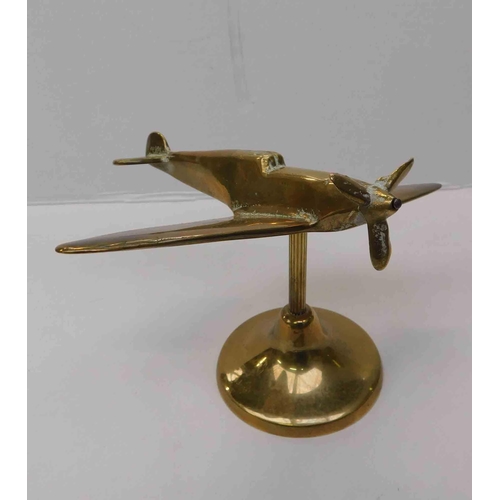 134 - Brass - spitfire/Hurricane model