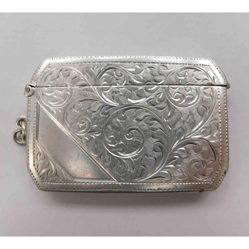 143 - Sterling silver hallmarked - Vesta case Birmingham 1924