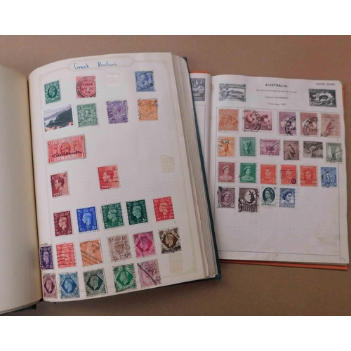 192 - Two - stamp albums - mixed content