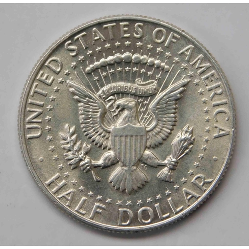 214 - 1967 dated - USA Kennedy silver - 1/2 dollar coin