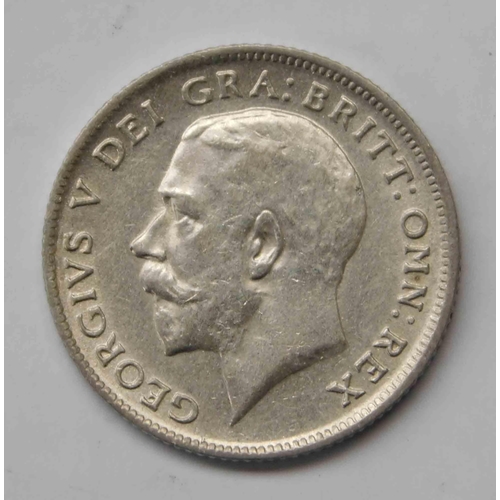 229 - George V - 1921 dated - sixpence coin