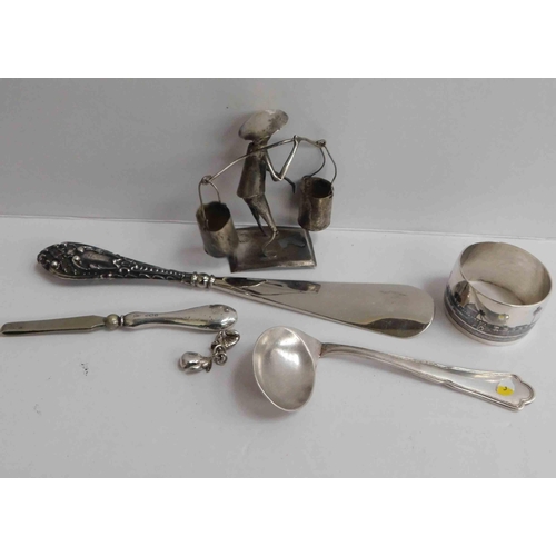 244 - Mixed - silver & silver plated items