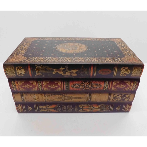 259 - Antique book style - wooden box approx 7 x 14