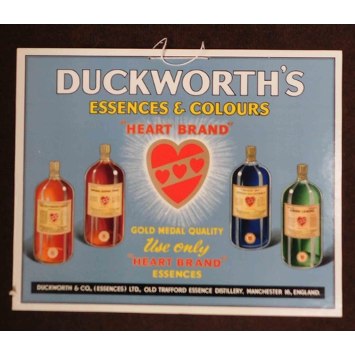 31 - Vintage - Card advertising poster for Duckworth's - 17.5 x 14