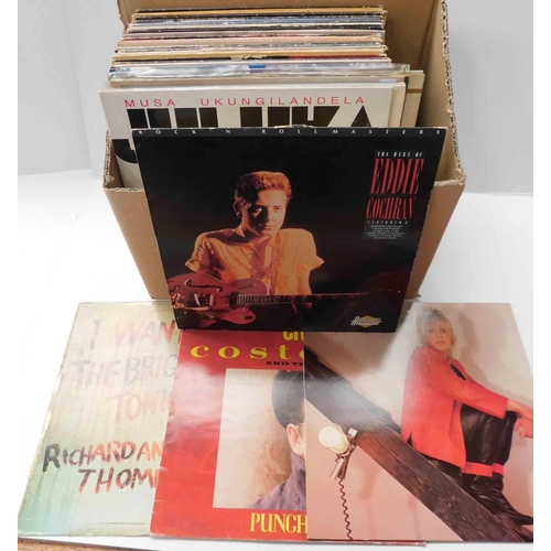 39 - Mixed LPs - including Elvis Costello/The Bee Gees & Talking Heads