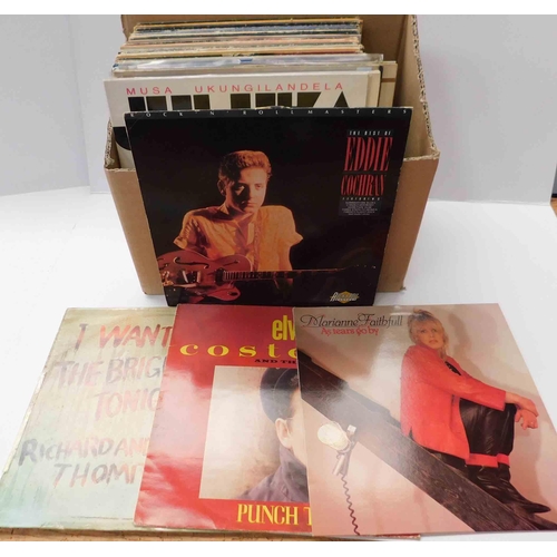 39 - Mixed LPs - including Elvis Costello/The Bee Gees & Talking Heads