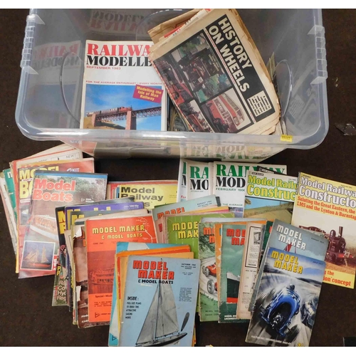 45 - Vintage - model making/boat & railway magazines