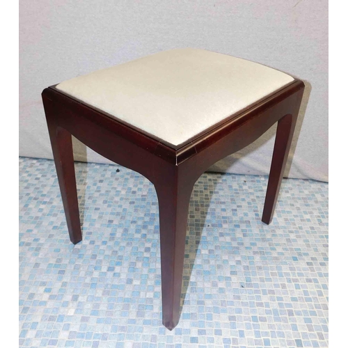 541 - Stag dressing table stool