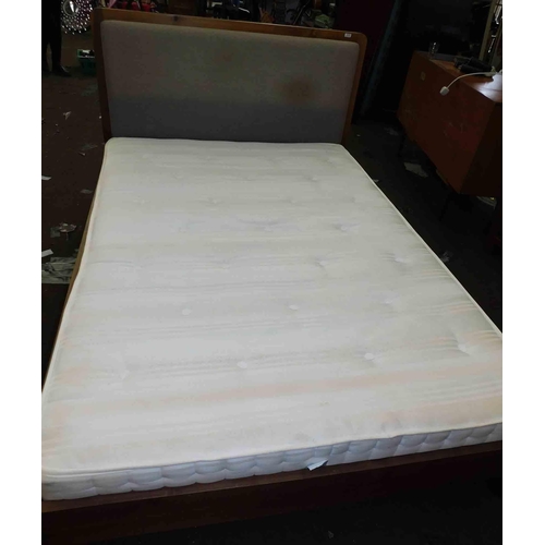 550 - Double bed frame & mattress