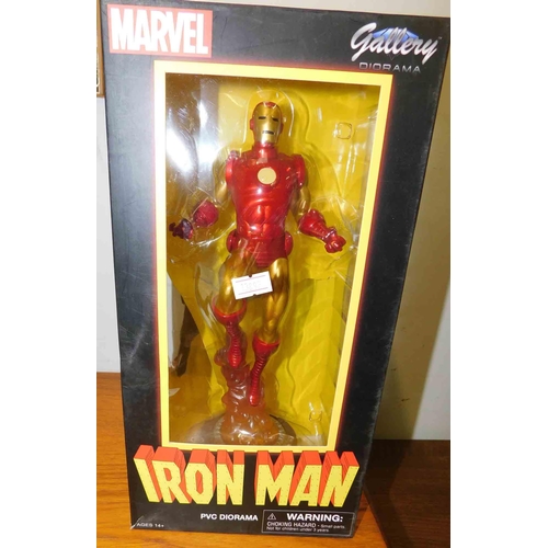 552 - Marvel Iron Man PVC diorama set - new, box damaged