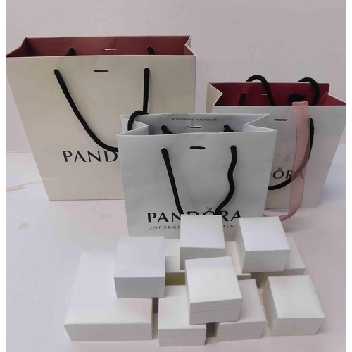 559 - Collection of Pandora packaging inc boxes & bags