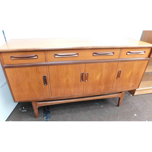 613 - Mid-century g-plan teak sideboard - approx. 5' long