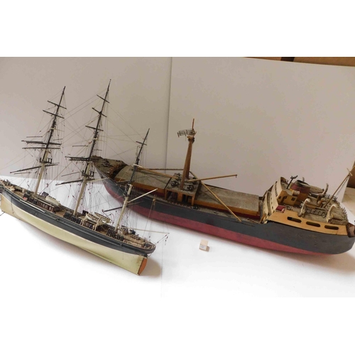 80 - Models - Leeds/Goole trawler & The Cutty Sark