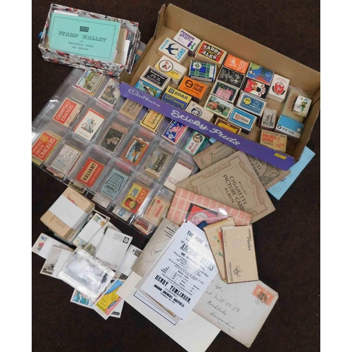 87 - Mixed - ephemera & match boxes