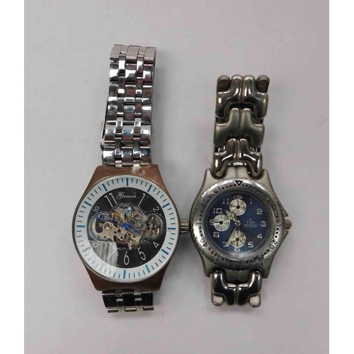 98 - Two - wristwatches including Genoa