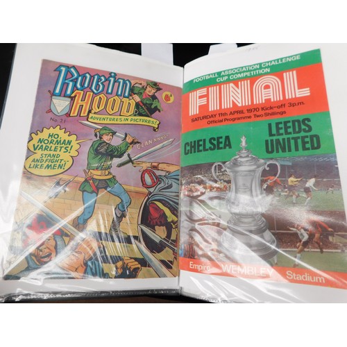 184 - 1950s - comics & football programs