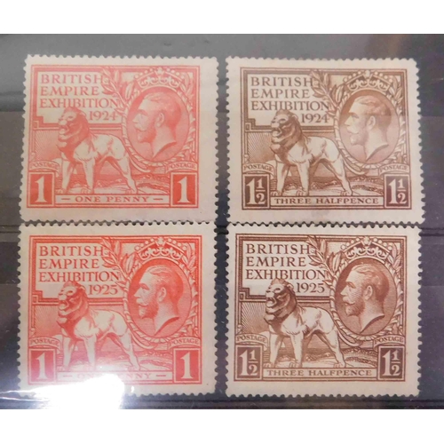 119 - 1924 & 1925 dated - British Empire Exhibition stamps