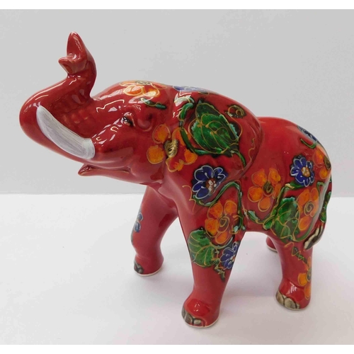 137 - Anita Harris - elephant figure - signed to base