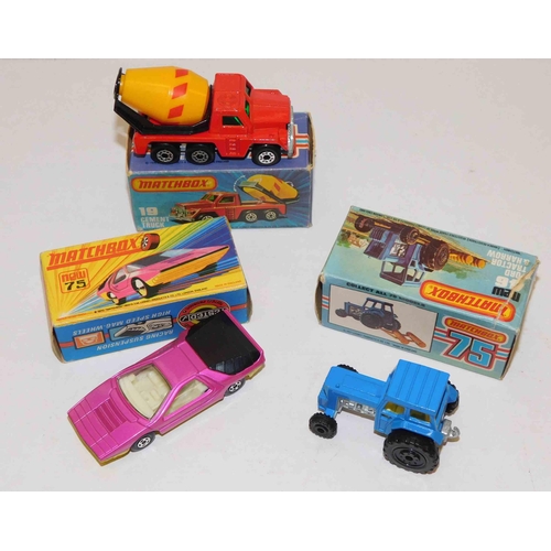 142 - Three - Matchbox die cast cars - boxed