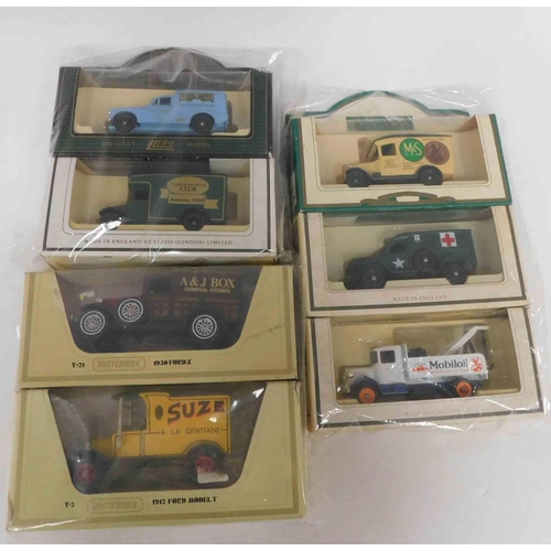 192 - Seven - die cast vans - boxed