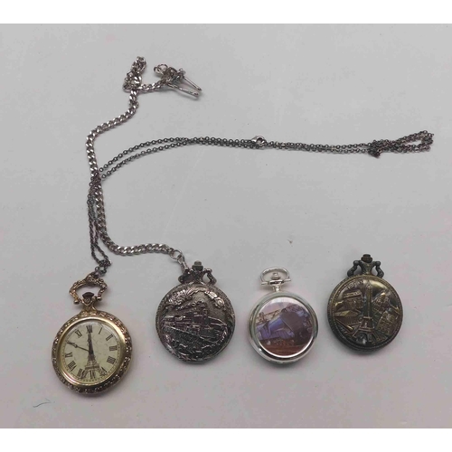 214 - Four - contemporary pocket watches