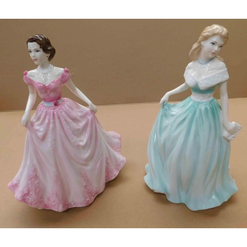 231 - Royal Doulton - Hope HN4097 & Charlotte HN4303 - no damage approx. 9