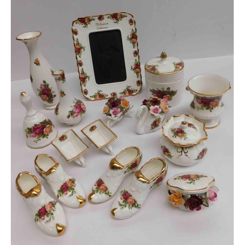 234 - Royal Albert - Old Country Rose pattern ceramics