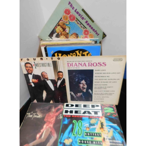 33 - Forty three - vinyl records including - Diana Ross/The four Tops/Tina Turner/Deep Heat & Jimmy Ruffi... 