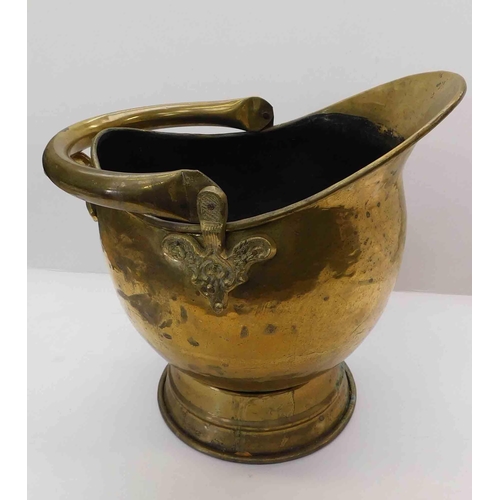 49 - Brass - coal helmet...