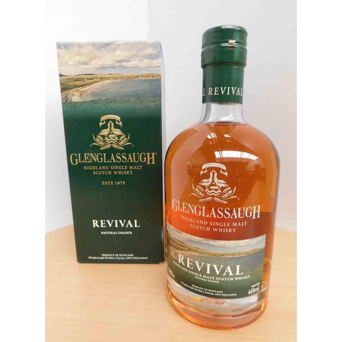 51 - Glenglassaugh/Revival whiskey - boxed as new...