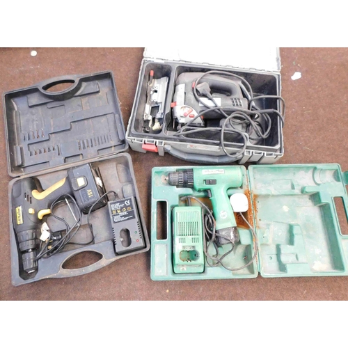 512 - 3x Power tools incl. jigsaw