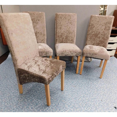 548 - 4x High back dining chairs