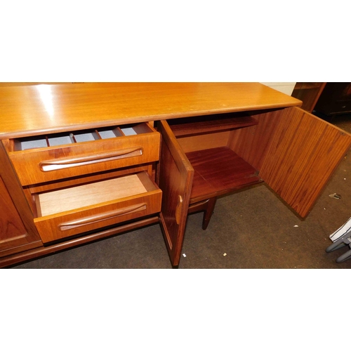 619 - Mid century teak sideboard approx 18x84