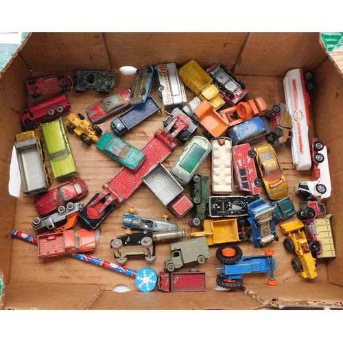 62 - Approximately forty - 1950's & 60's era - Lesney/Matchbox die cast vehicles