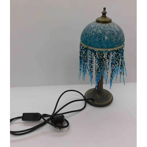 67 - Art deco style - beaded table lamp