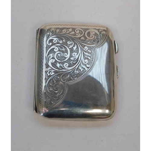 99 - 1918 - Silver hallmarked/Birmingham - cigarette case