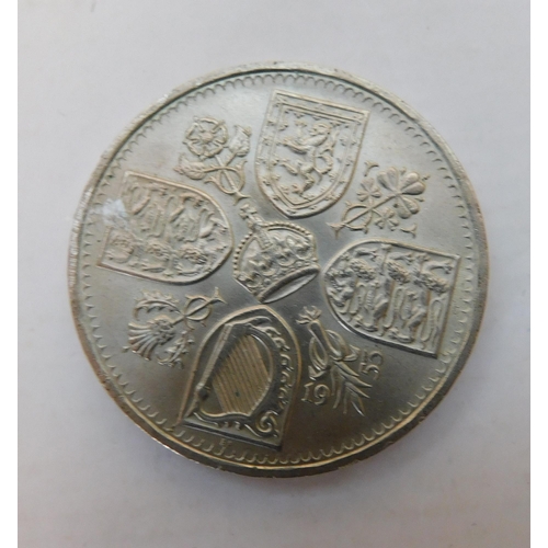 100 - 1953 dated - Elizabeth II - Five Shilling coin