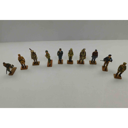 123 - Ten - Del Prado/Men at War 1914/45 - die cast figures