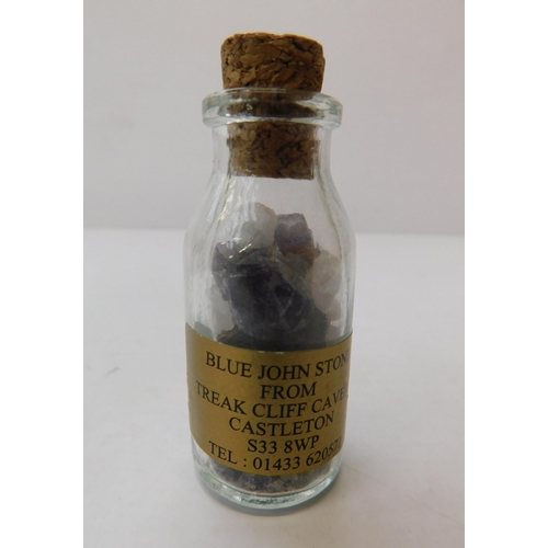 253 - Small bottle of - Blue John stone