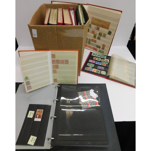 25a - Ten - stamp albums & stock books - mixed content...