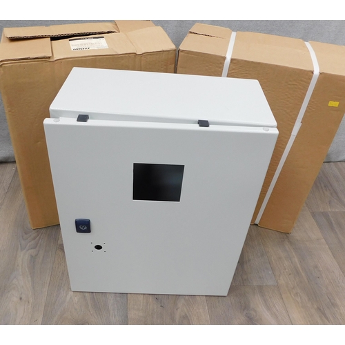 519 - 2x Eldon electrical standard enclosures...