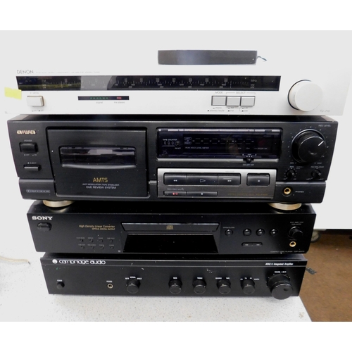 548 - Hi-fi system with speakers - unchecked
Denon/Sony/Aiwa/Diamond Pro etc....