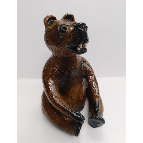 59 - Earthen ware bear - no damage/approx 10