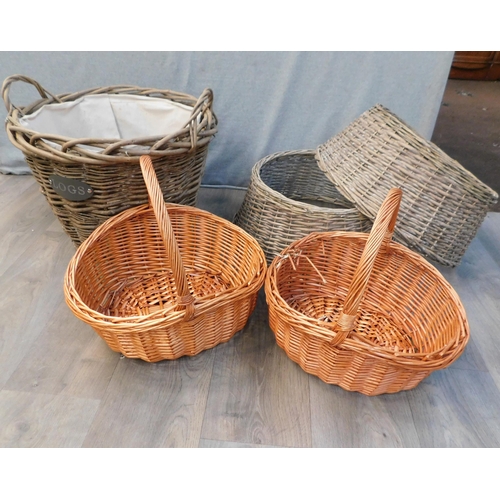 601 - Selection of baskets