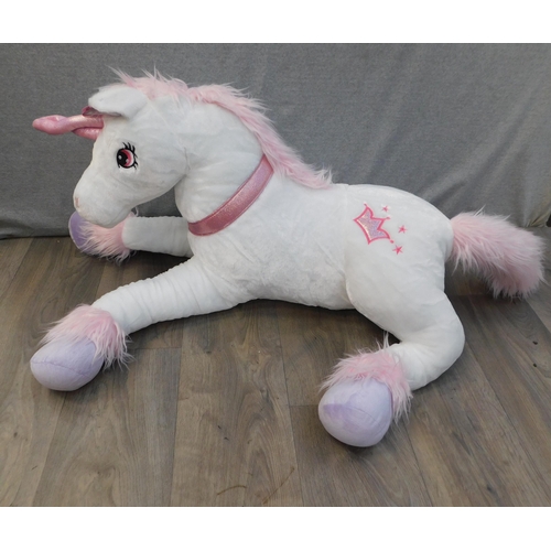 604 - Large plush unicorn