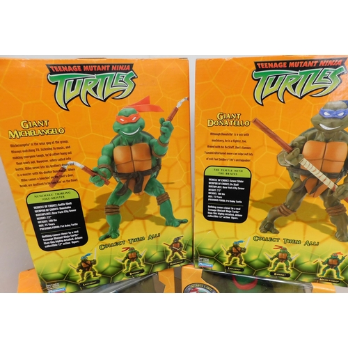 689 - 4x New & sealed 2002 Teenage Mutant Ninja Turtles-full set